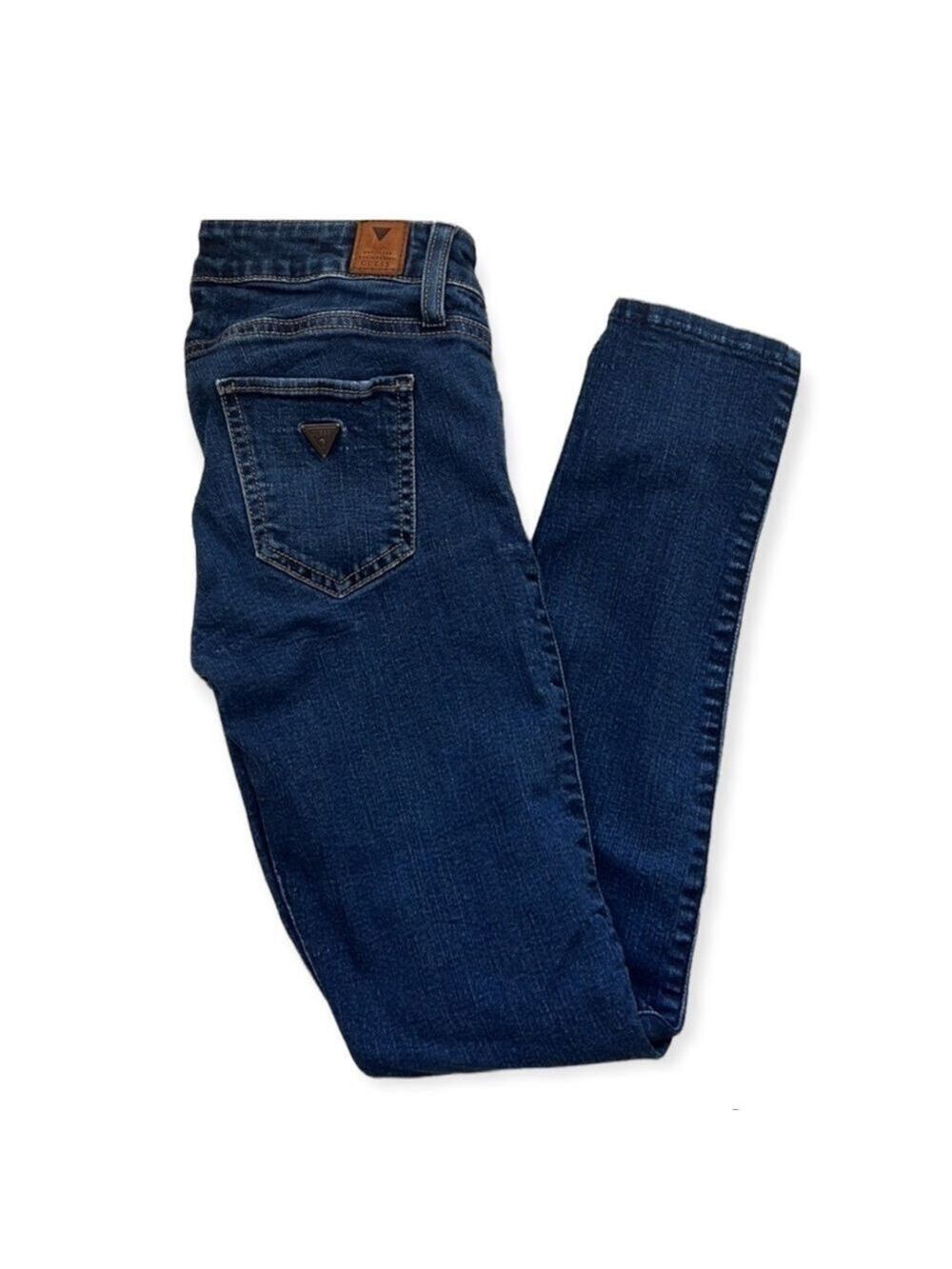 𝅺guess Mid Wash Skinny Jeans Size 25